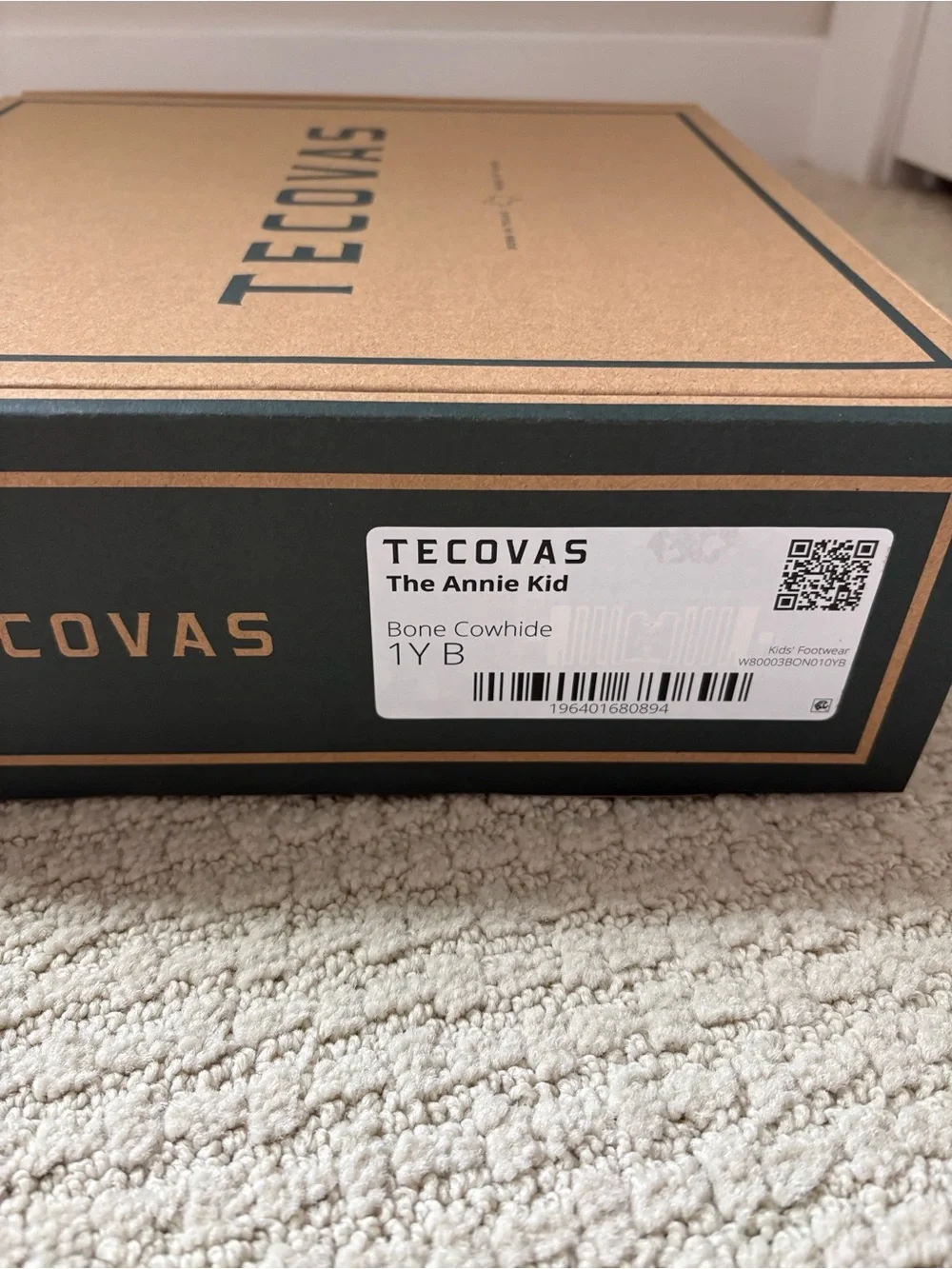 Tecovas The Annie Kid Bone size